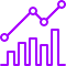 Ef icon graph violet